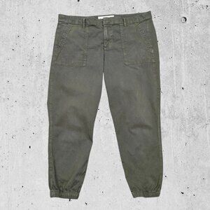 Frank & Eileen Foxrock Pants Size 12 Military Green Utility Jogger